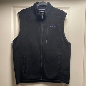 Black Patagonia vest. Size L